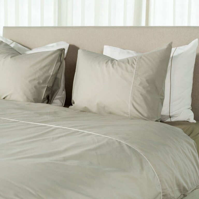 Kayori Dekbedovertrek Sasaki Perkal Taupe
