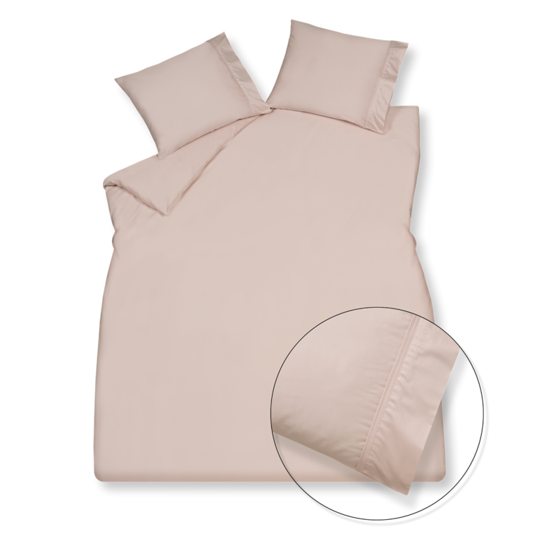 Vandyck Dekbedovertrek Purity 87 Uni Satin Sepia pink