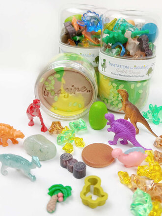 Invitation to Imagine Dinosaurus speelpot