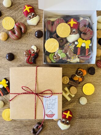 Zoet Doosje Sint Choco + Smaakpepernoten 375 gr