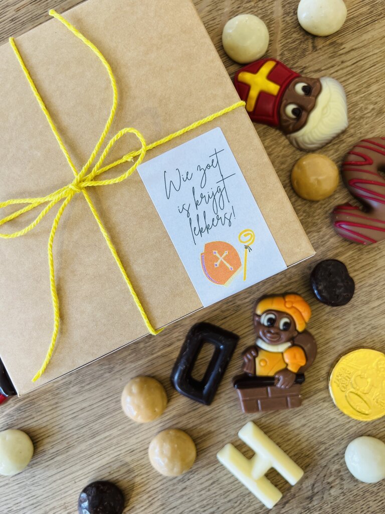 Zoet Doosje Sint Choco + Smaakpepernoten 375 gr