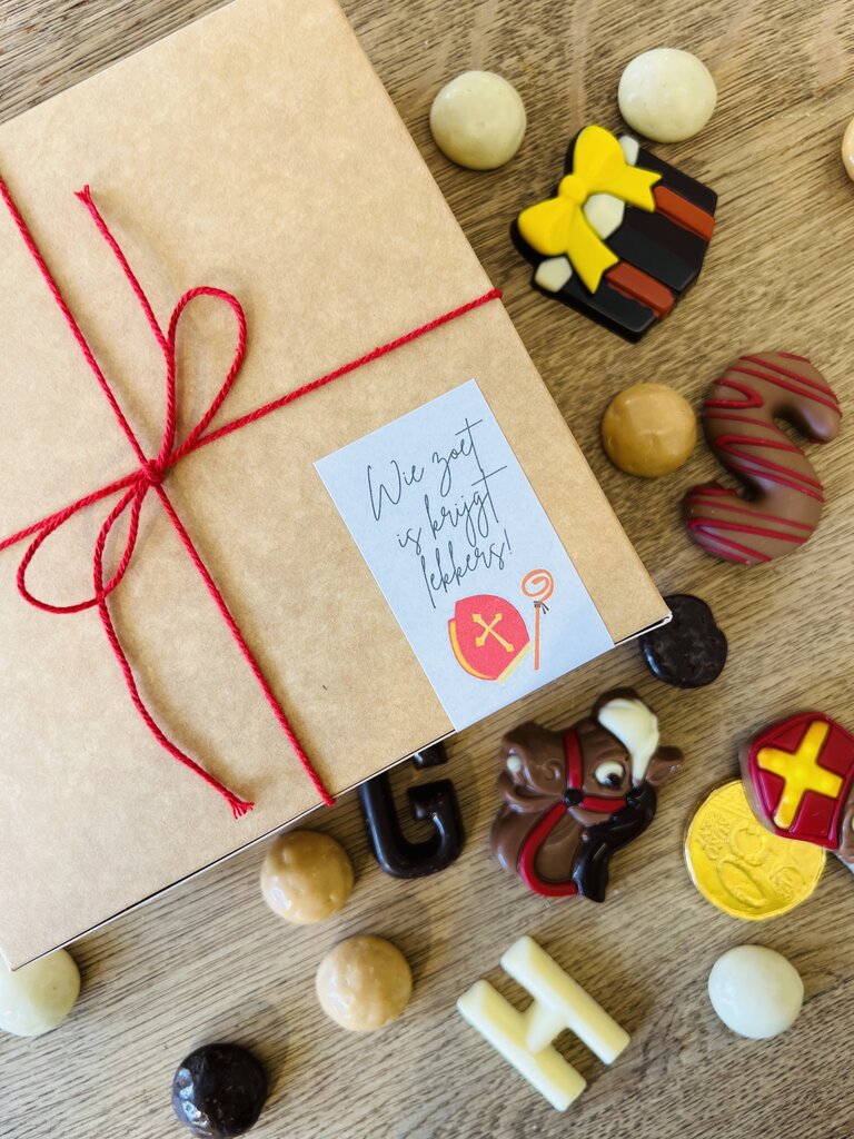 Zoet Doosje Sint Choco + Smaakpepernoten 275 gr