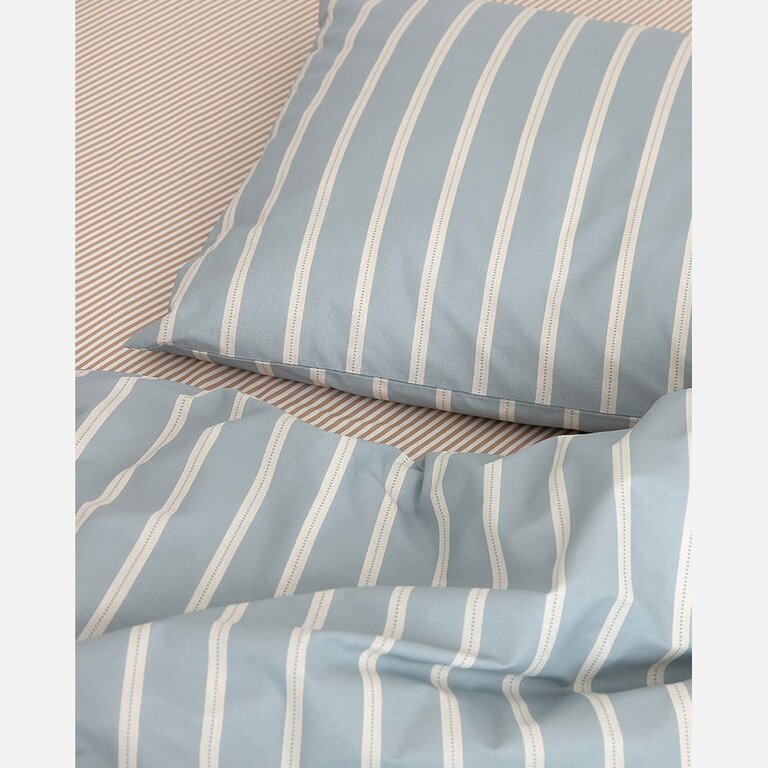 Studio Ditte Dekbedovertrek Lintjes steenblauw