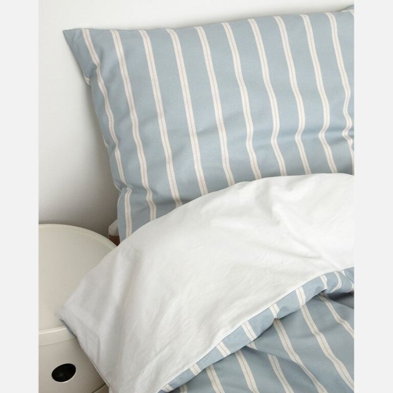 Studio Ditte Dekbedovertrek Lintjes steenblauw