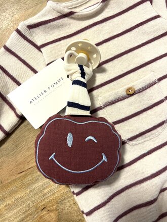 Atelier Pomme Apple of my Eye-Burgundy Boo