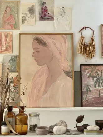 Tinystories BAREFOOT SERENITY-Fine art print