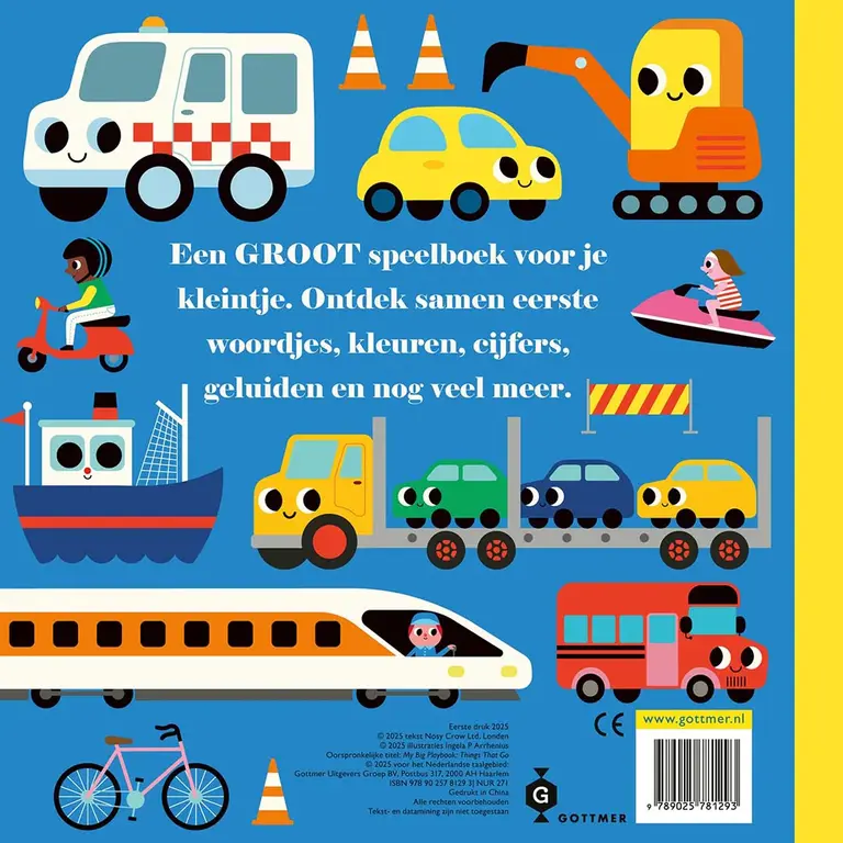 Kinderboeken Mijn grote speelboek voertuigen