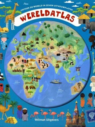 Kinderboeken Wereldatlas (met uitvouwplaten)