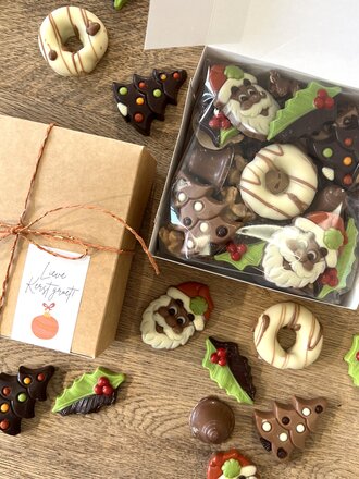 Zoet Doosje Luxe Kerst Chocolade Mix