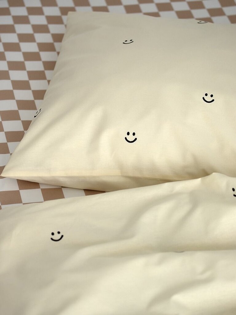 Studio Ditte Dekbedovertrek Smiley vanille