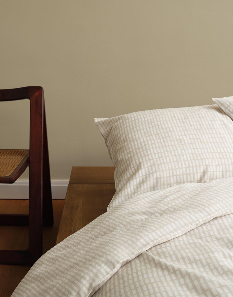 Essenza Loke Duvet cover Oatmeal