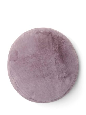 Essenza Mads Furry Cushion Pale Purple (45cm rond)
