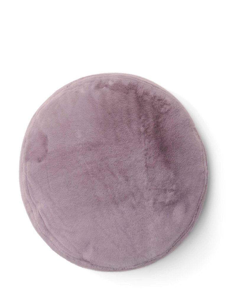 Essenza Mads Furry Cushion Pale Purple (45cm rond)