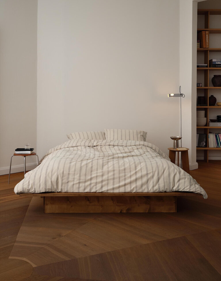 Essenza Marco Polo Olin duvet cover Oatmeal