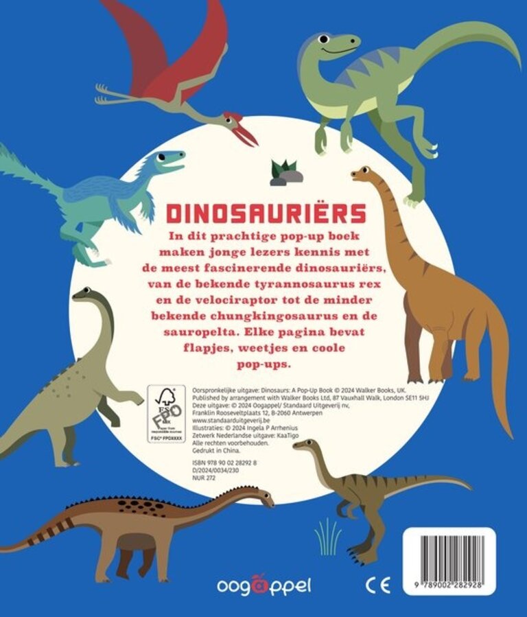 Kinderboeken Dinosauriërs pop-upboek