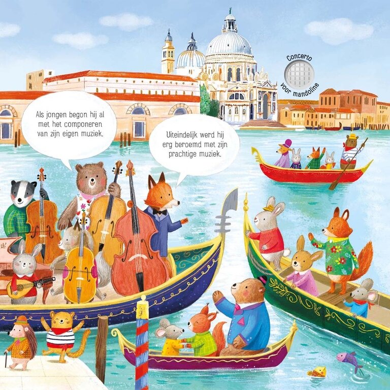 Kinderboeken Het dierenorkest speelt Vivaldi