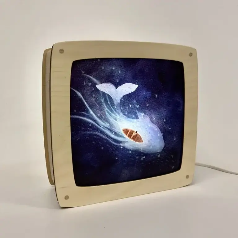 Luminae Plaat-Small boat, Large whale