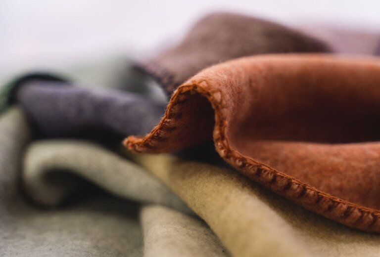 Kayori Plaid Sagano Bamboo Nude 150x220cm