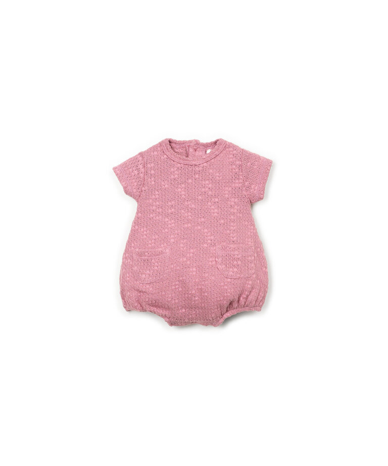 Play Up Embellished Pique Jumpsuit OAS11500-P4146