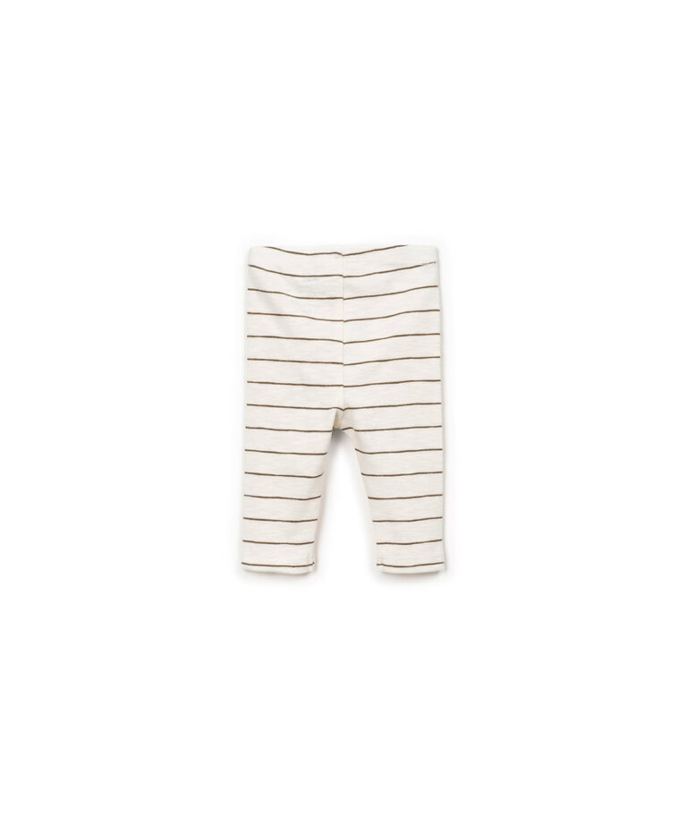 Play Up Striped Rib Flame Leggings OAS11655-R357G