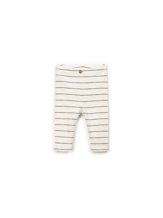 Play Up Striped Rib Flame Leggings OAS11655-R357G