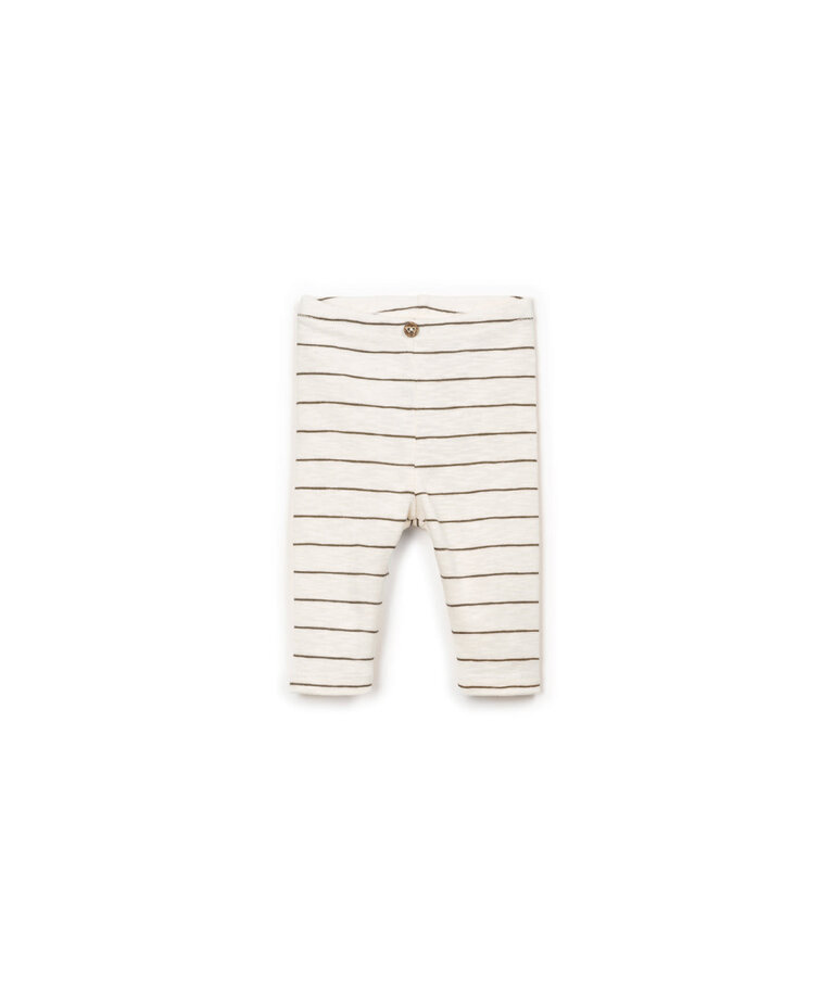 Play Up Striped Rib Flame Leggings OAS11655-R357G