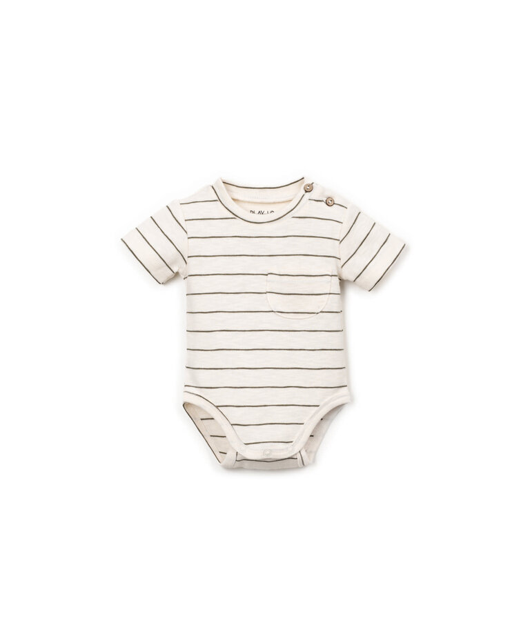 Play Up Stripped Rib Flame Body OAS11202-R357G