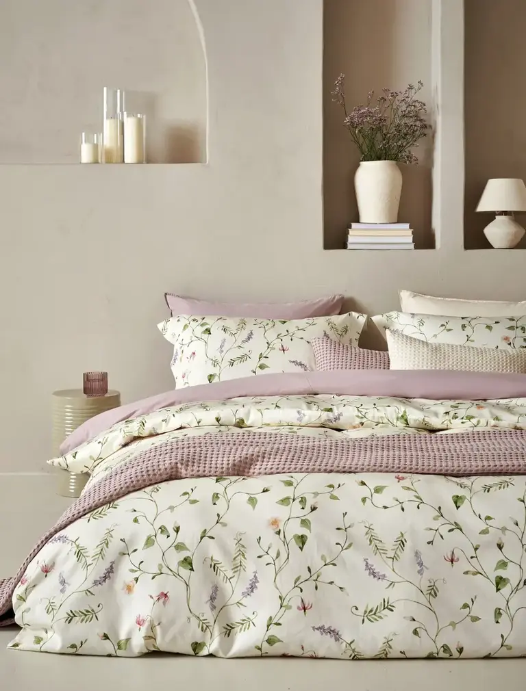 Vandyck Virella Dekbedovertrek Cream Tan