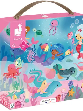 Janod Janod Puzzel Zeemeermin 24 stukjes