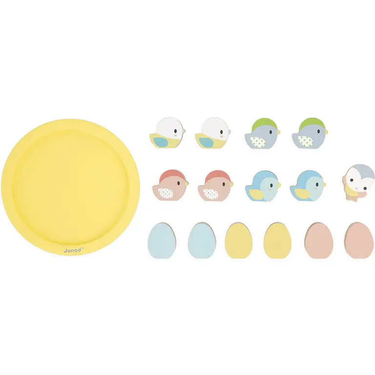 Janod Pure Evenwichtsspel vogels en eitjes