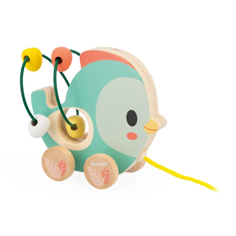 Janod Pure Baby Looping Trekfiguurtje Vogel