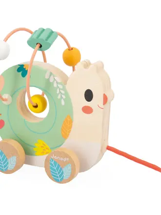 Janod Pure Baby Looping Trekfiguurtje Slak