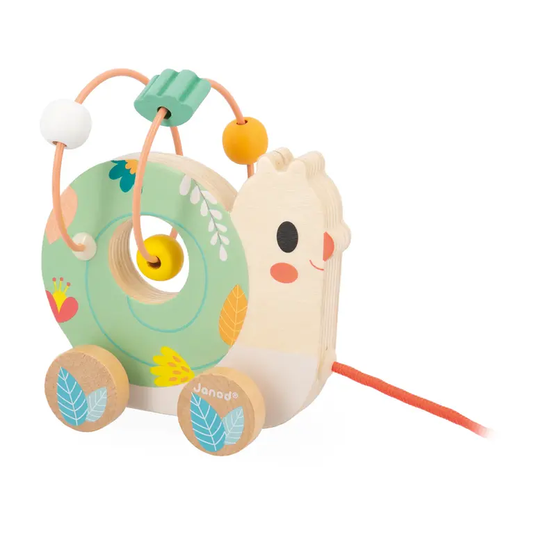 Janod Pure Baby Looping Trekfiguurtje Slak