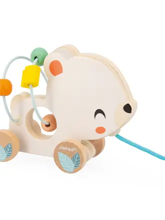 Janod Pure Baby Looping Trekfiguurtje Beer