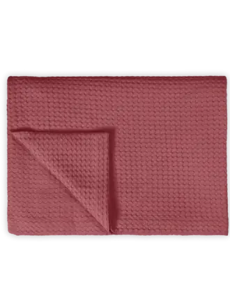 Vandyck Home Pique Bedsprei-Wild Rose