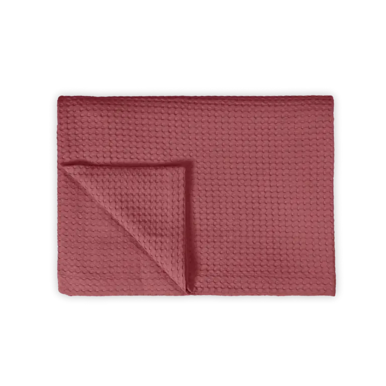 Vandyck Home Pique Bedsprei-Wild Rose