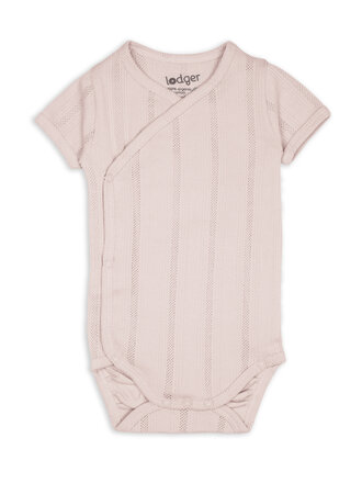 Lodger Romper SS Pointelle Powder
