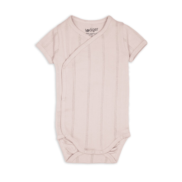 Lodger Romper SS Pointelle Powder