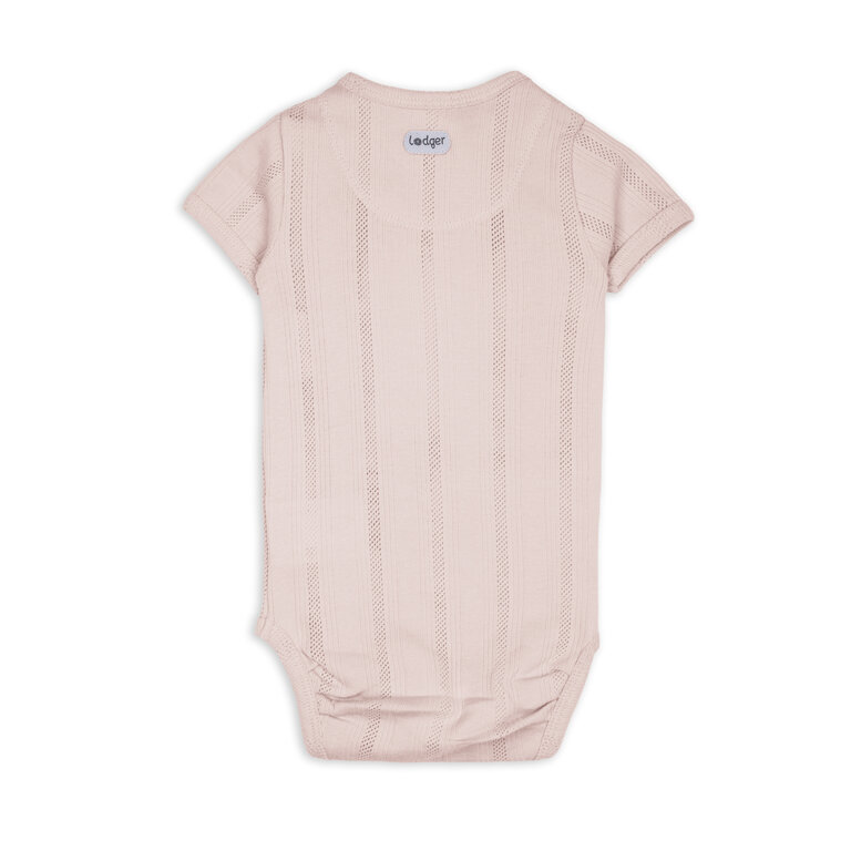 Lodger Romper SS Pointelle Powder
