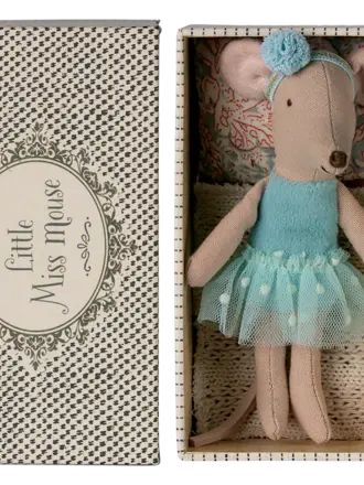 Maileg Dance mouse in daybed, little sister