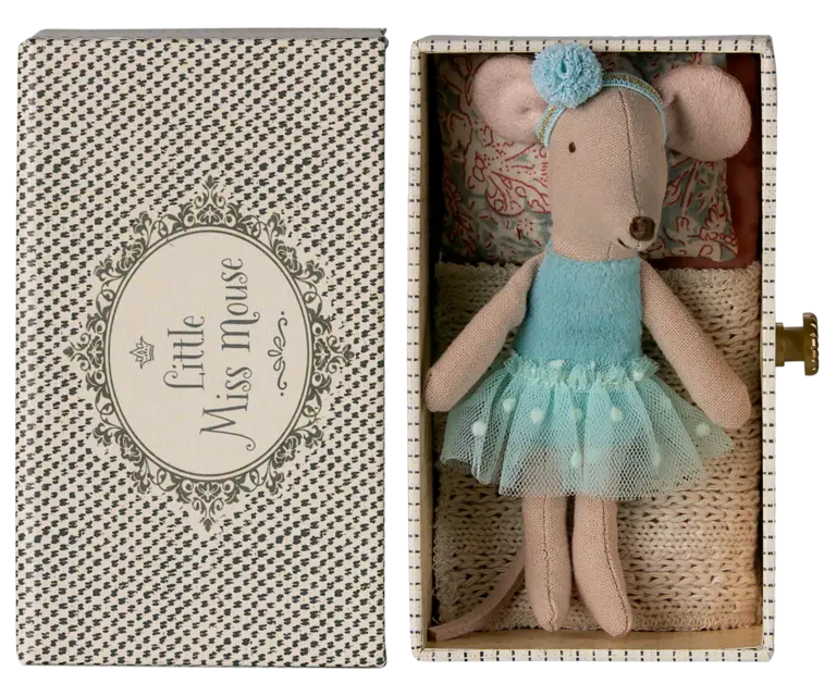 Maileg Dance mouse in daybed, little sister