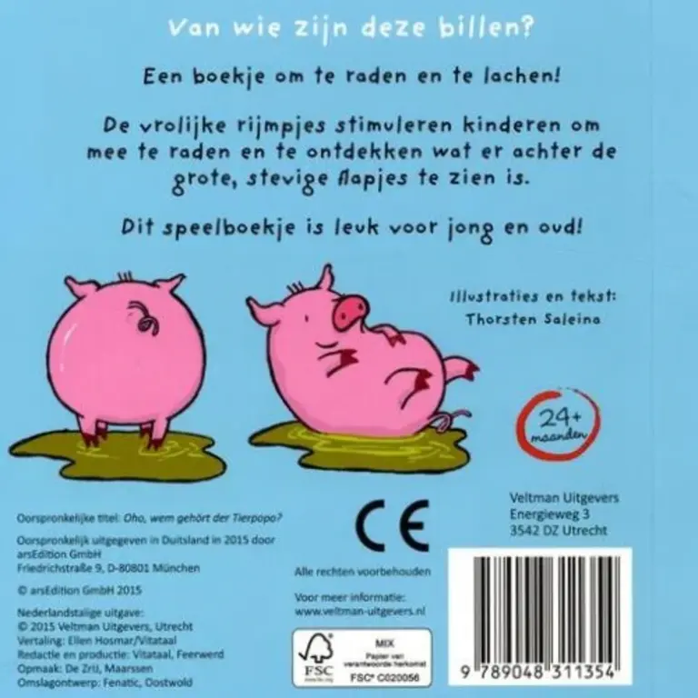 Kinderboeken Van wie zijn deze billen