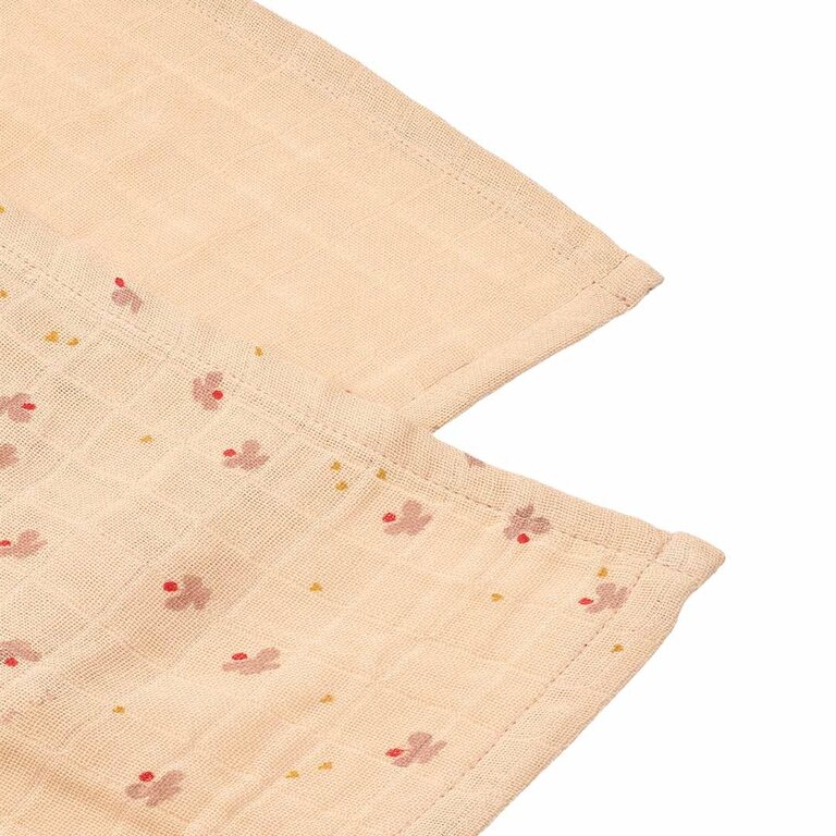 Liewood Lewis muslin cloth 2-pack Mini butterfly Apple blossom mix