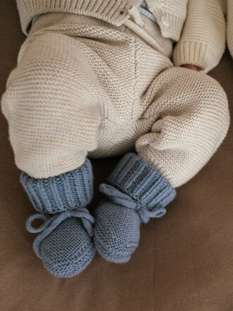 Lodger Slipper Merino Wool Stone