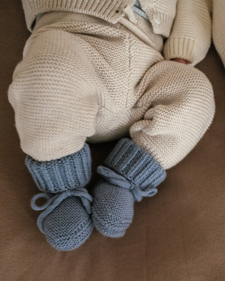 Lodger Slipper Merino Wool Stone
