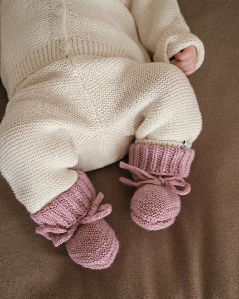 Lodger Slipper Merino Wool Mauve