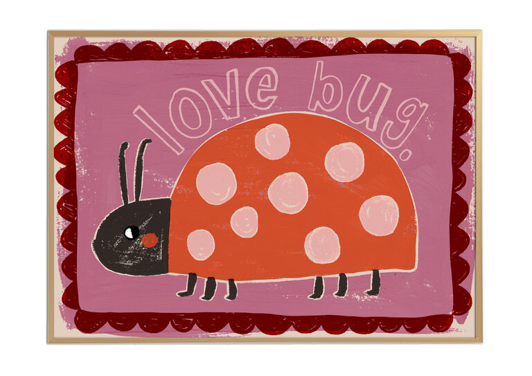 Studioloco Studio loco Poster Ladybug 50 x 70 cm