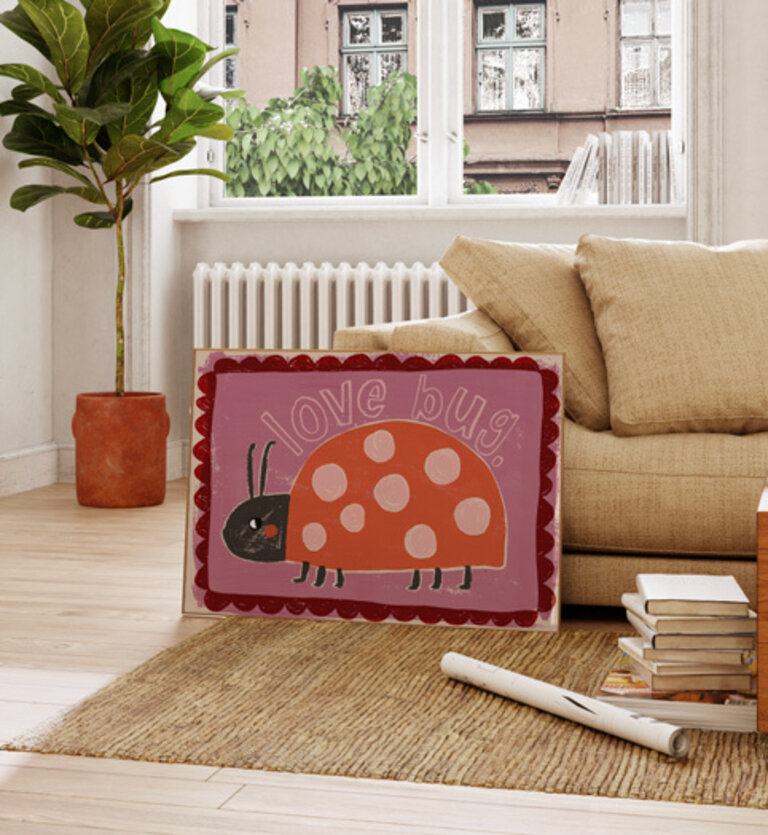 Studioloco Studio loco Poster Ladybug 50 x 70 cm