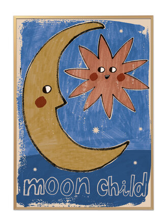 Studioloco Studio loco Poster Moonchild 50 x 70 cm