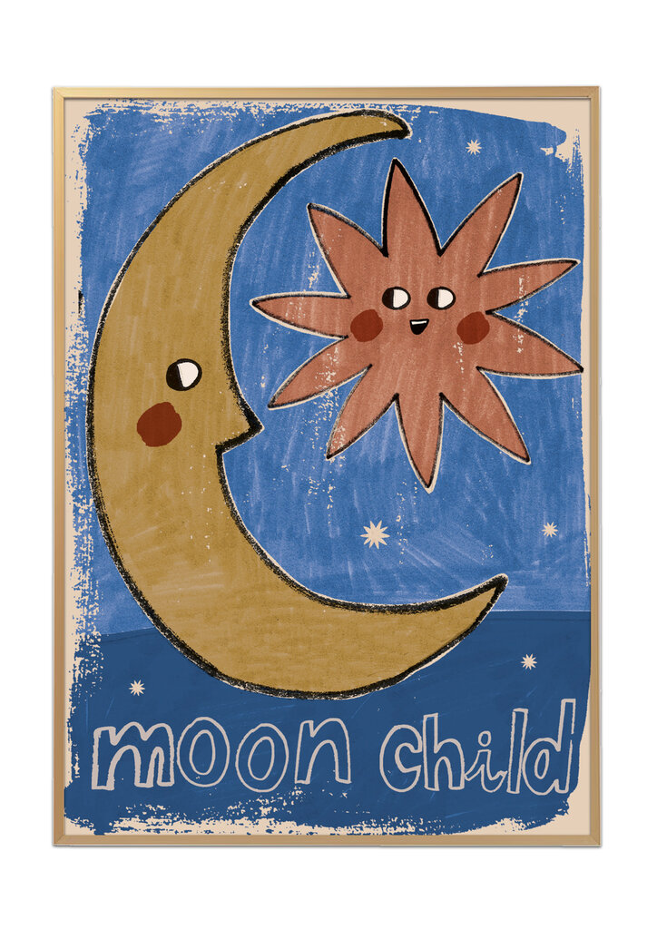 Studioloco Studio loco Poster Moonchild 50 x 70 cm